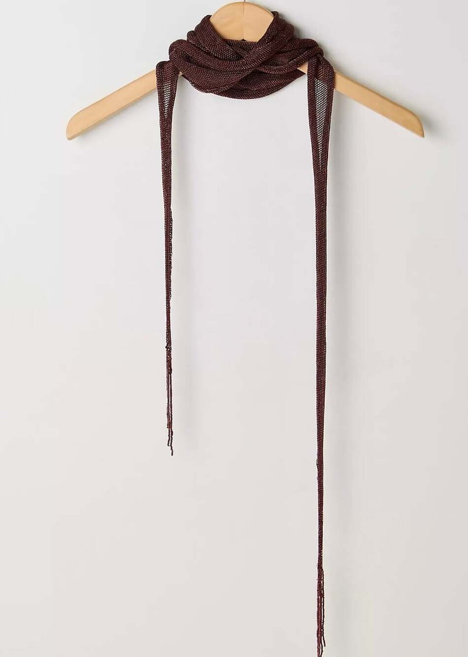 Free People Drippy Sequin Scarf “Copper “